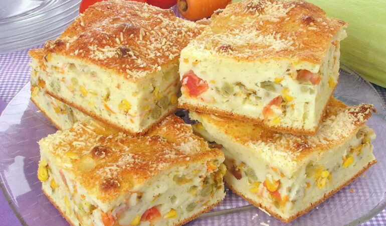 Receita de torta de liquidificador fácil e rápida