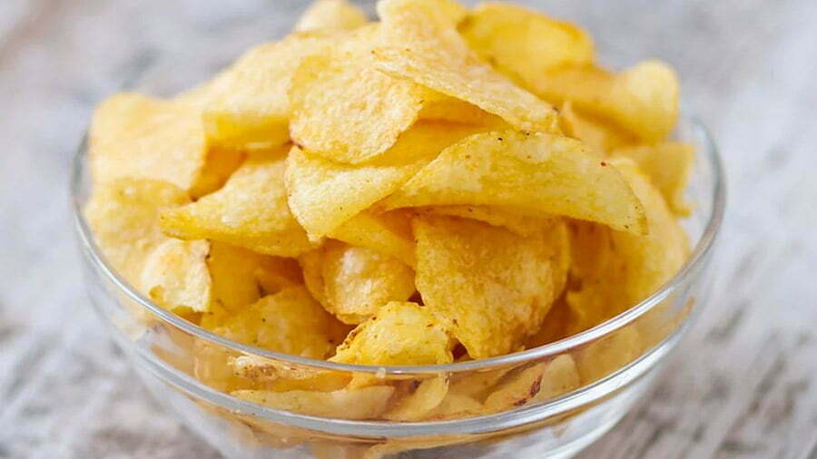 Como fazer batatas chips fritas e crocantes
