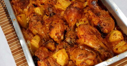 Receita de Coxa e Sobrecoxa de Frango Assadas