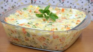 Salada de Maionese Fácil (Melhor Receita) 2 Receita de Salada de Maionese Fácil