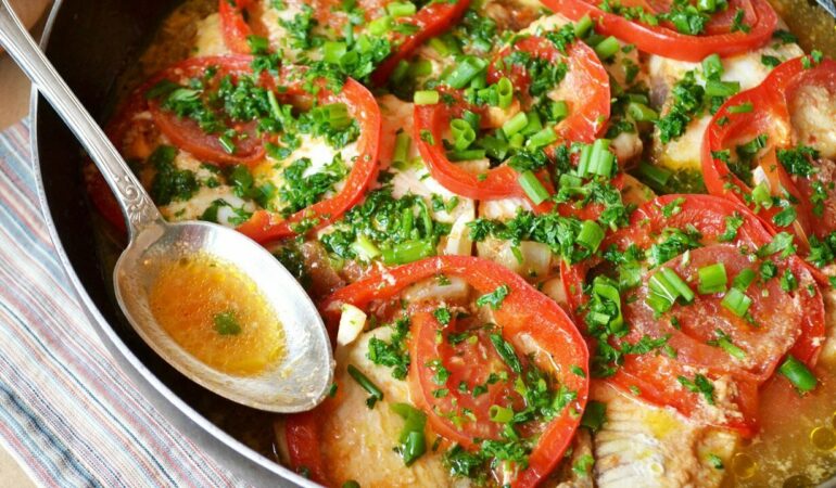 Receita de peixe ensopado fácil de fazer