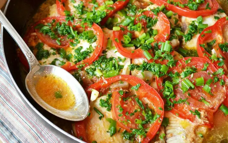 Receita de peixe ensopado fácil de fazer