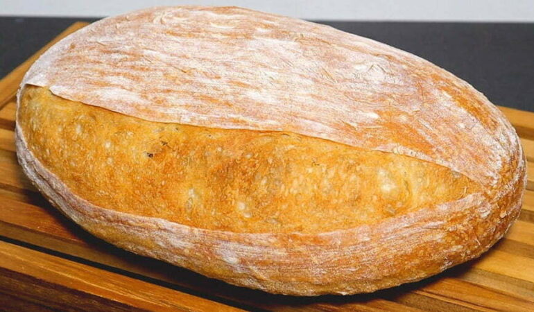 Receita de pão italiano caseiro