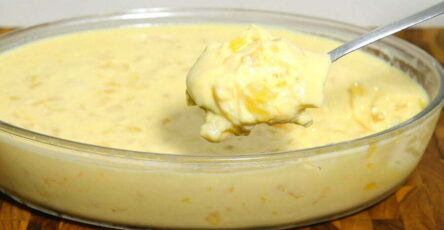 Sobremesa gelada de Abacaxi