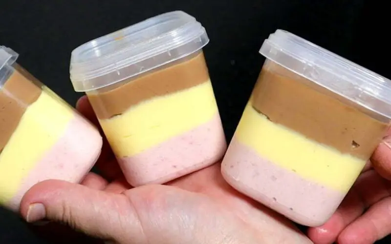 Receita de Sorvete Napolitano Caseiro