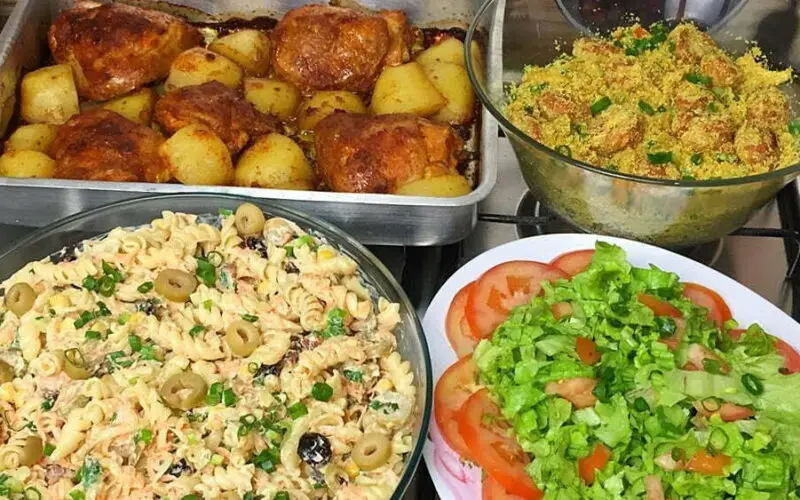 Almoço de domingo simples e barato