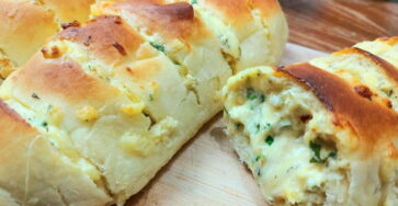 Receita de Pão de Alho Caseiro