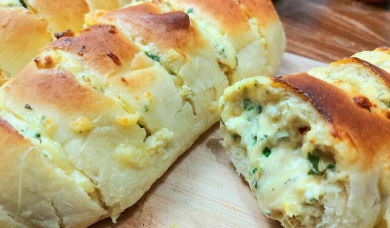 Receita de Pão de Alho Caseiro