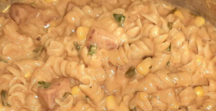 Macarrão na panela de pressão