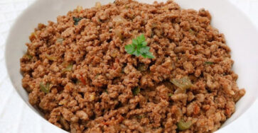 Carne Moída Refogada