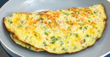 Receita de Omelete Simples e Rápido