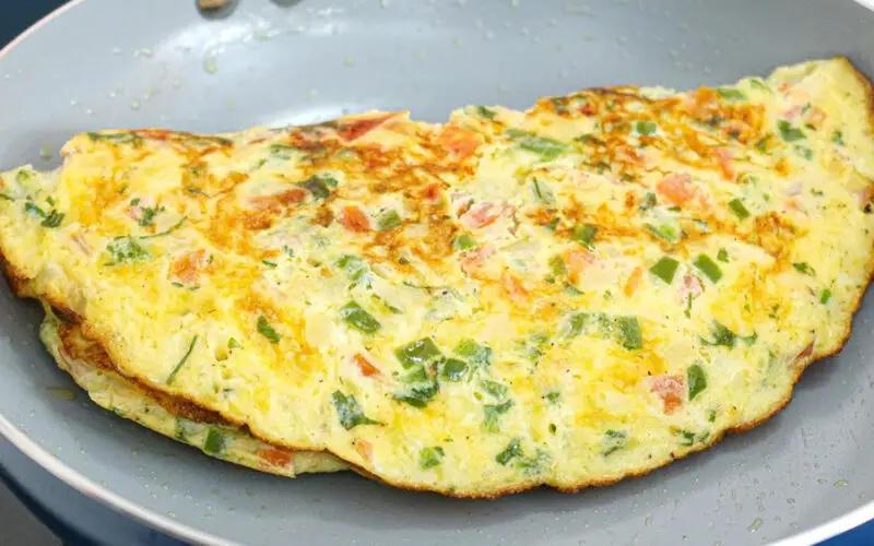 Receita de Omelete Simples e Rápido