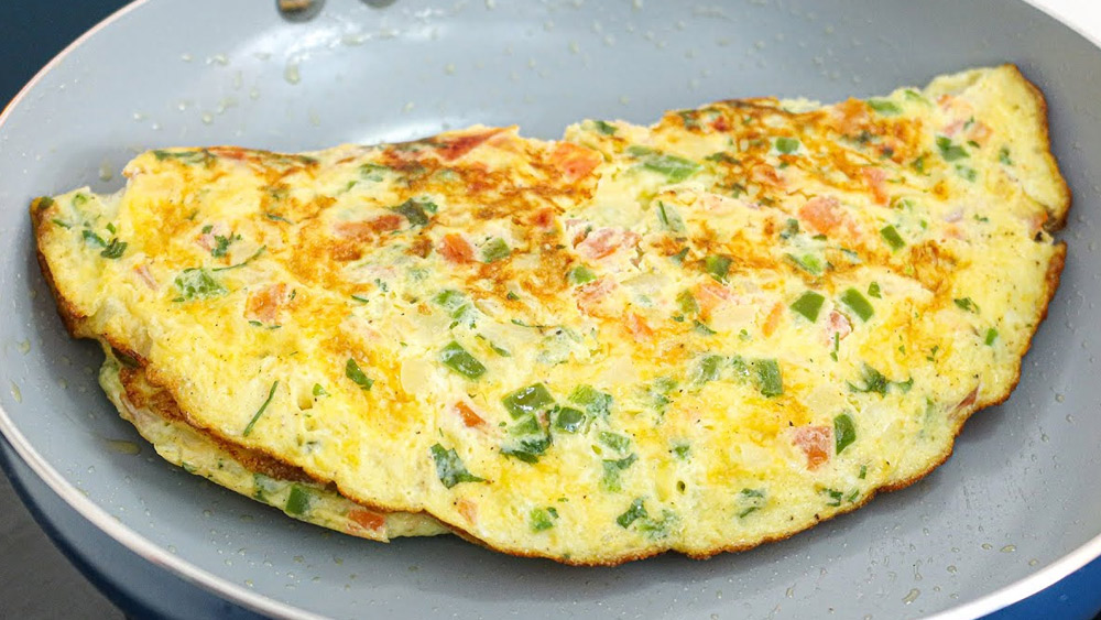 Receita de Omelete Simples e Rápido