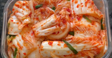 Kimchi prato típico Coreano