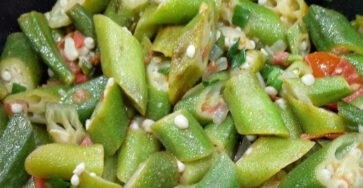 Quiabo refogado sequinho