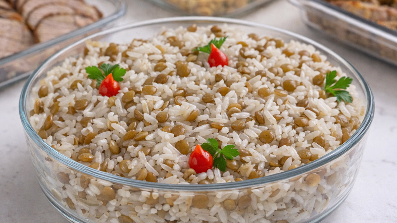 Arroz com Lentilhas Fácil (Melhor Receita) 1 Arroz com Lentilhas