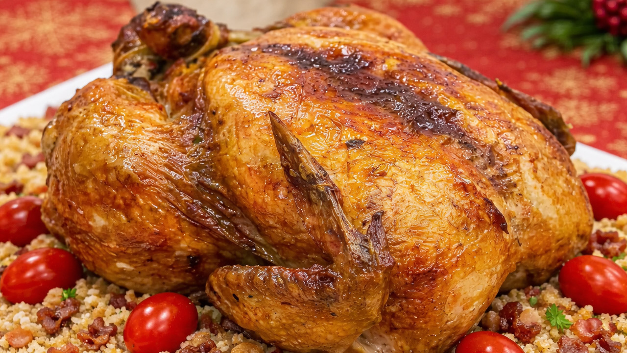 Chester Assado de Natal: Receita Passo a Passo 1 Chester assado