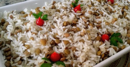 Arroz com Lentilha