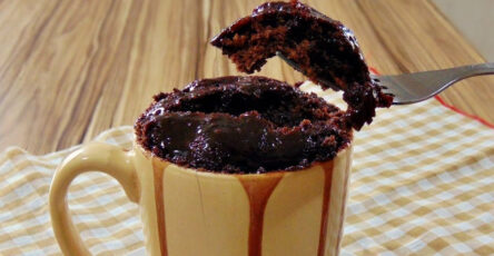 Bolo de Caneca no Micro-Ondas