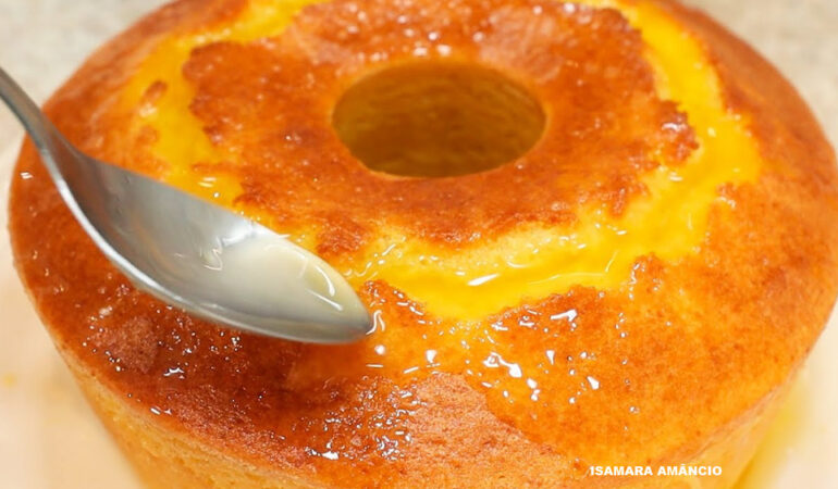 Calda de Bolo de Laranja Simples