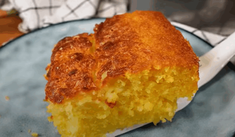 Bolo de milho cremoso de latinha
