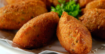 Bolinho de Bacalhau com Batatas