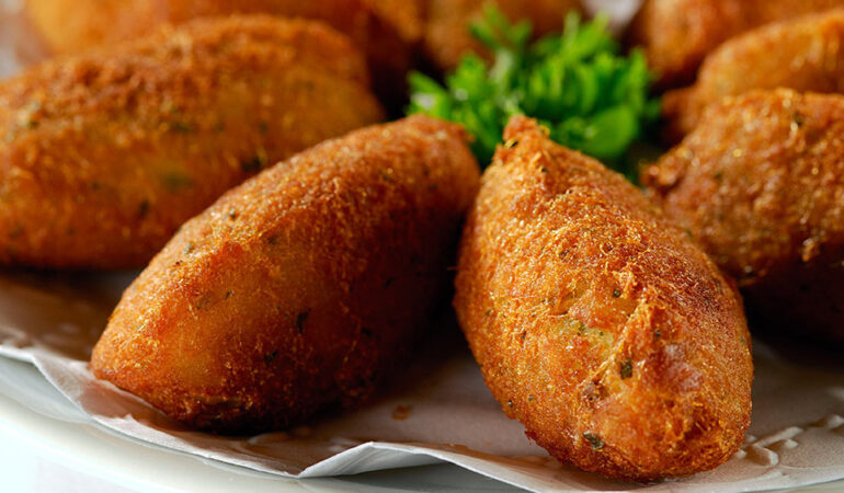Bolinho de Bacalhau com Batatas