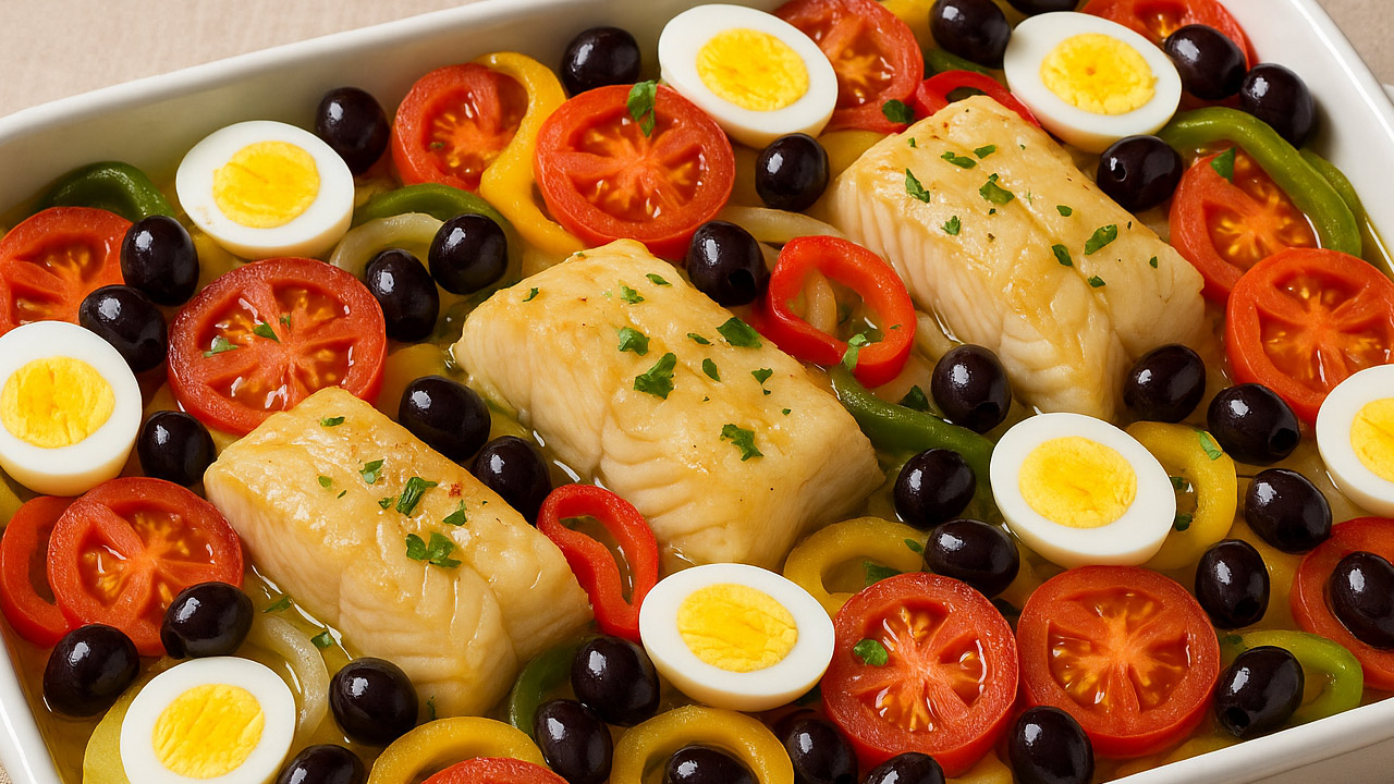 Receita de Bacalhoada Completa