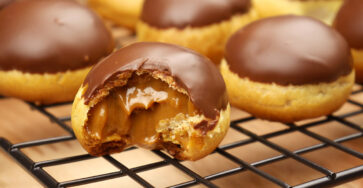 Carolinas de Padaria Passo a Passo (Melhor Receita) 12 Carolinas