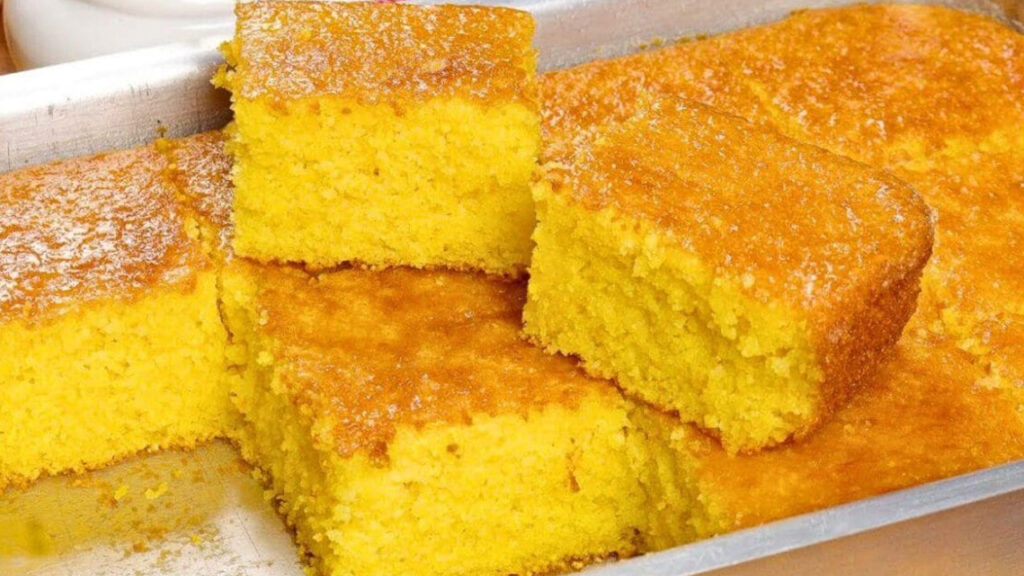 Bolo De Flocão De Milho Fácil E Rápido | Maria Receita