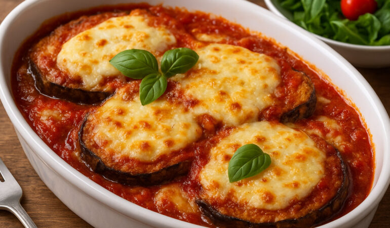 Berinjela à Parmegiana