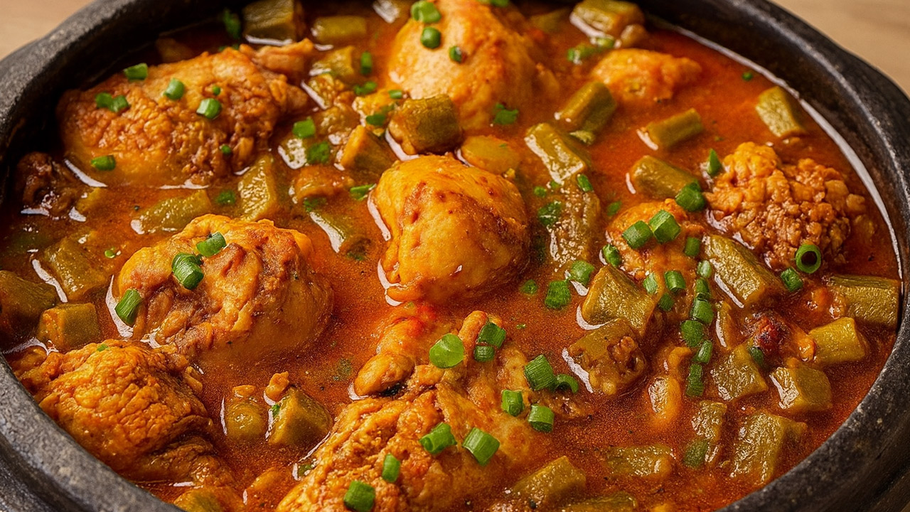 Frango com Quiabo Passo a Passo no estilo Mineiro 1 Frango com Quiabo