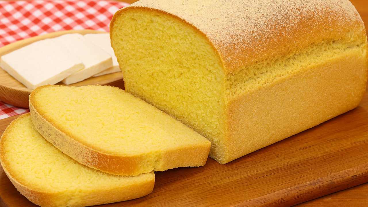 Pão de Milho Caseiro Fofinho de Liquidificador 1 Pão de Milho Caseiro Feito no Liquidificador