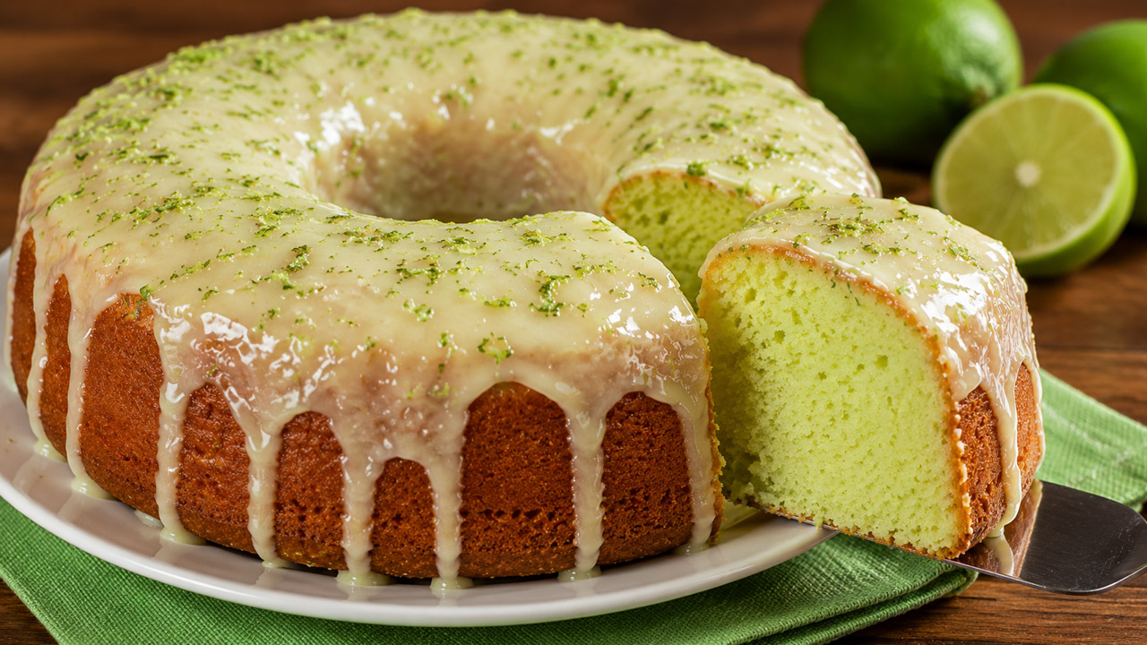 Bolo de Limão com Gelatina 1 Bolo de Limão com Gelatina
